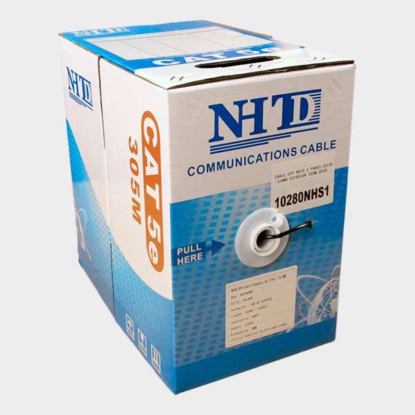 Cable UTP Cat 5E NHTD 305m 2 Pares Exterior 1