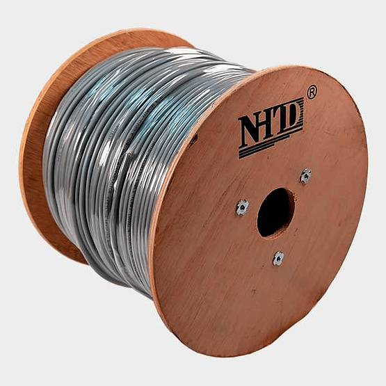 Cable Blindado 4x18 AWG Multifilar NHTD 305m Gris