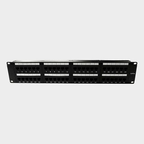 Patch Panel 48 Puertos CAT 5E