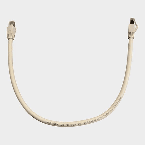 Patch Cord CAT 6A NHTD FTP LSZH Blanco 0.5 m