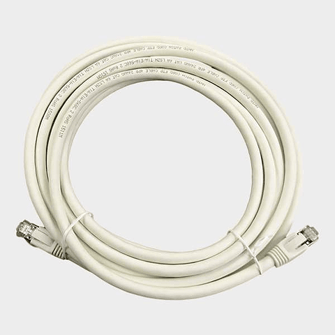 Patch Cord CAT 6A NHTD FTP LSZH Blanco 5 m