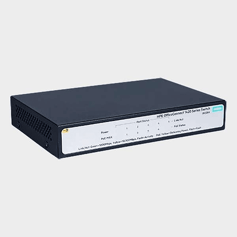 Switch HPE OfficeConnect 1420-5G 5 Puertos Gigabit PoE+