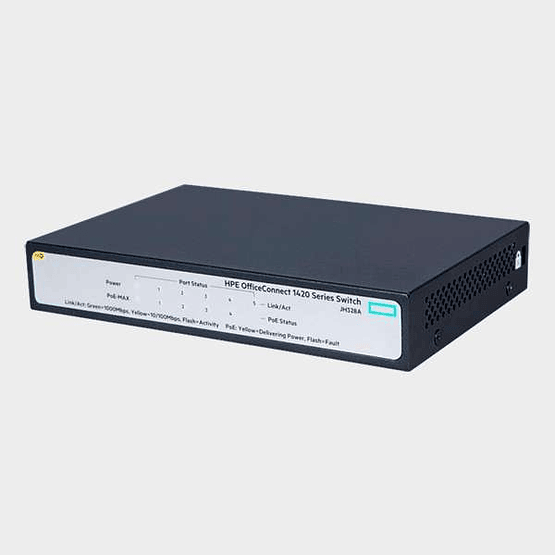 Switch HPE OfficeConnect 1420-5G 5 Puertos Gigabit PoE+