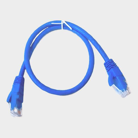 Patch Cord CAT 6 NHTD UTP LSZH Azul 0,5 m