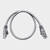 Patch Cord CAT 6 NHTD UTP LSZH Gris 0,5 m