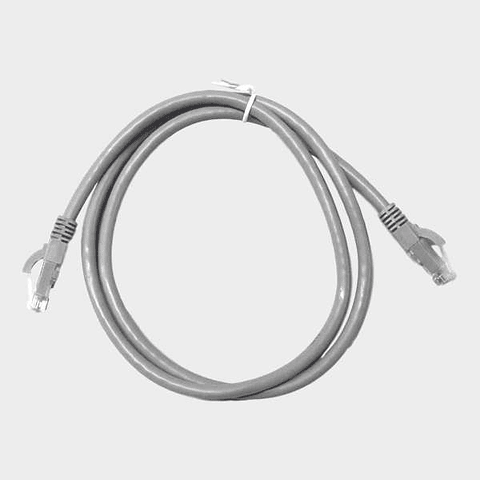 Patch Cord CAT 6 NHTD UTP LSZH Gris 1 m