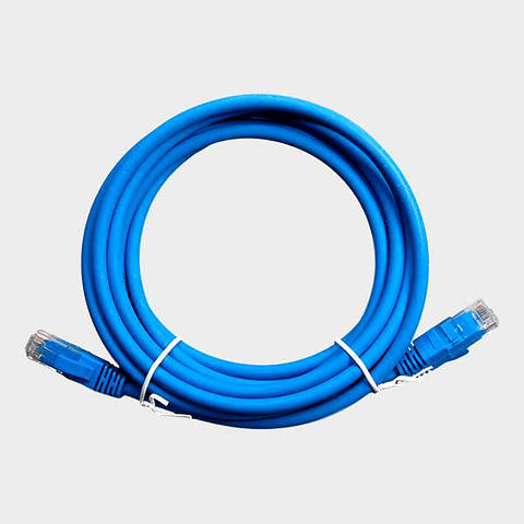 Patch Cord CAT 6 NHTD UTP LSZH Azul 3 m