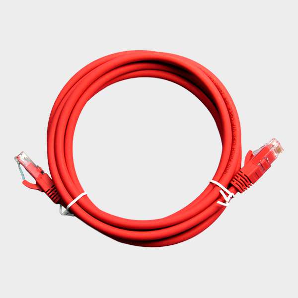 Patch Cord CAT 6 NHTD UTP LSZH Rojo 2 m 1