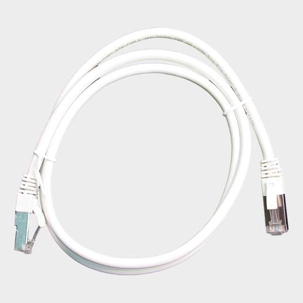Patch Cord CAT 6A NHTD FTP LSZH 26 AWG Blanco 1 m 1