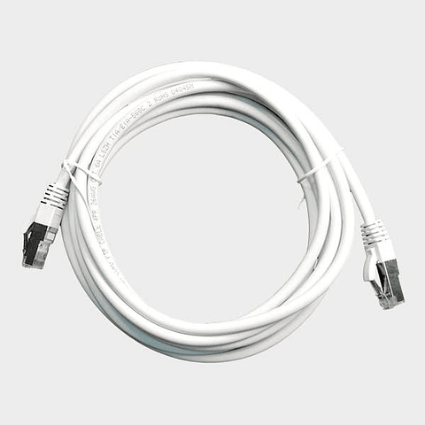 Patch Cord CAT 6A NHTD FTP LSZH 26 AWG Blanco 3 m