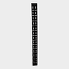 Ordenador Vertical Panel Gabinete Servidor 27U x 100mm