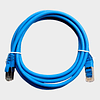 Patch Cord CAT 6A NHTD FTP LSZH 26 AWG Azul 3 m