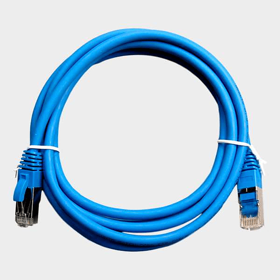 Patch Cord CAT 6A NHTD FTP LSZH 26 AWG Azul 2 m