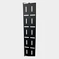 Ordenador Vertical Panel Gabinete Servidor 32U x 100mm - Miniatura 2