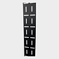 Ordenador Vertical Panel Gabinete Servidor 42U x 100mm - Miniatura 2
