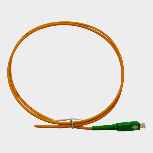 Pigtail SC/APC Monomodo LSZH Amarillo 1m  1