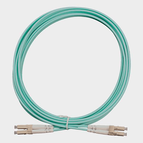 Jumper LC/LC Multimodo Duplex OM3 LSZH Celeste 3m 