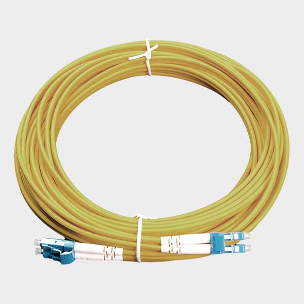 Jumper LC/LC Monomodo Duplex LSZH Amarillo 10m  1