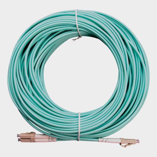 Jumper LC/LC Multimodo Duplex OM3 LSZH Celeste 20m  1