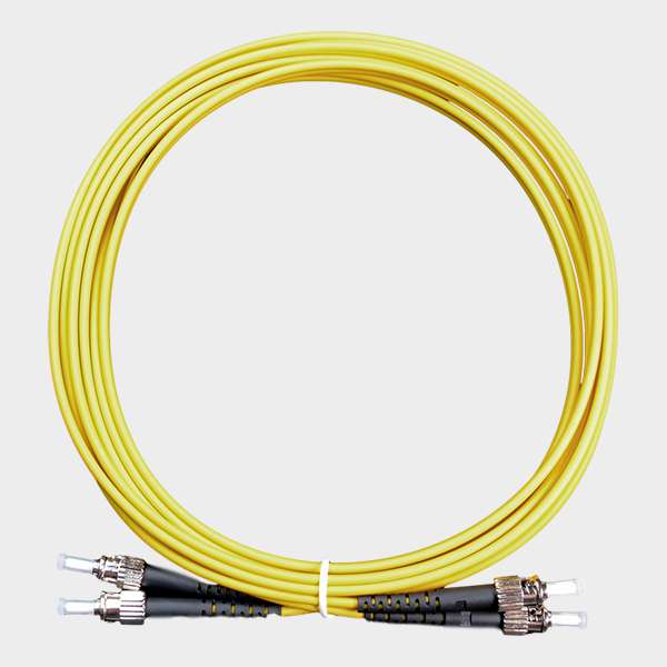 Jumper ST/ST Monomodo Duplex LSZH Amarillo 3m  1