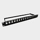 Patch Panel 16 Puertos Modular UTP Keystone Negro - Miniatura 1