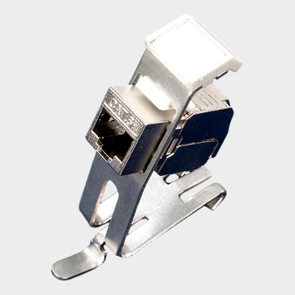 Adaptador para Riel DIN Keystone 1P Metálico 1