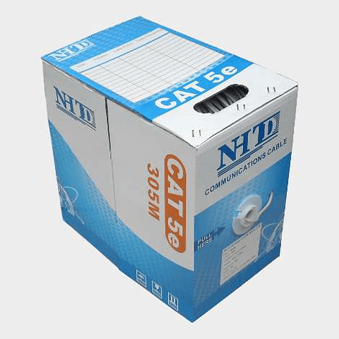 Cable UTP Cat 5E NHTD 305m 4 Pares Blanco