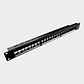 Patch Panel 24 Puertos Modular UTP Keystone Negro - Miniatura 2