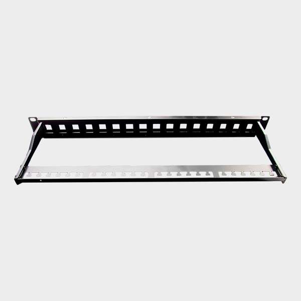 Patch Panel 16 Puertos Modular UTP Keystone Negro 2