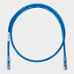 Patch Cord CAT 6 Netkey Panduit UTP Azul 24 AWG 0.3 m - Miniatura 1