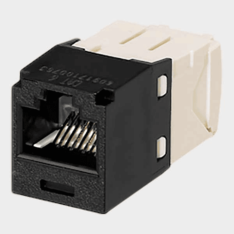 Modulo RJ45 CAT 6 Panduit Jack UTP CJ688TGBL Negro