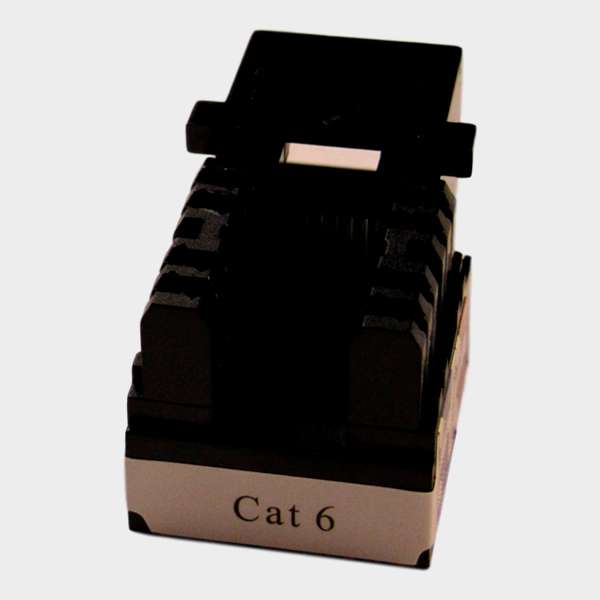 Modulo RJ-45 CAT 6 UTP Keystone Negro 4