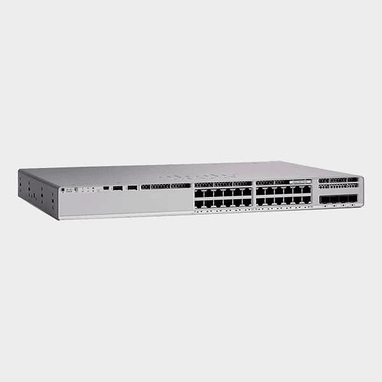 Switch Cisco Catalyst 9200L 24P PoE+ 4 x1G Network Essential