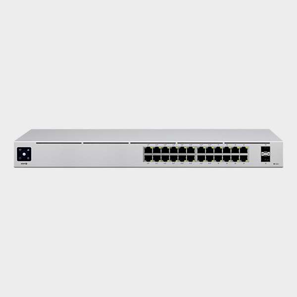 Switch UniFi USW-24-POE 24Gbit 16 PoE+ 2SFP 3