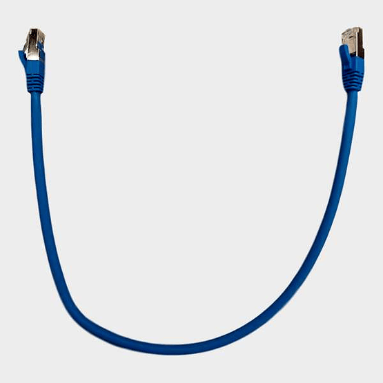Patch Cord CAT 6A NHTD FTP LSZH 26 AWG Azul 0.5 m
