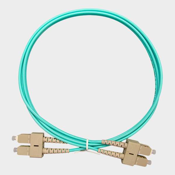 Jumper SC/SC Multimodo OM3 Duplex Celeste 1m  1