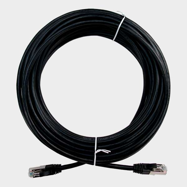 Patch Cord CAT 6 NHTD FTP Exterior Negro 10 m 1
