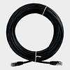 Patch Cord CAT 6 NHTD FTP Exterior Negro 10 m