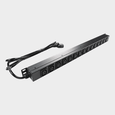 PDU Vertical 15 Conectores C13 Metal Plug C14