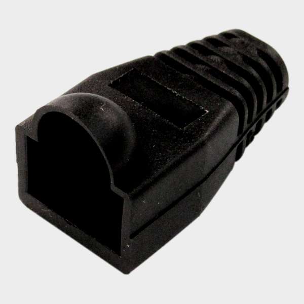 Capuchón RJ45 Negro Diámetro 6mm 100 Unidades 1