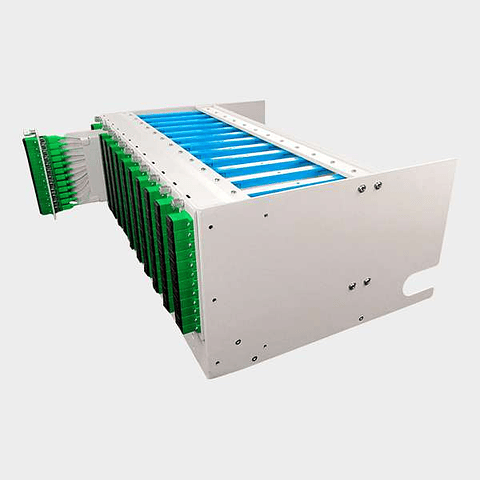 Cabecera Fibra Óptica 19" 4U 144 Puertos SC APC Completa