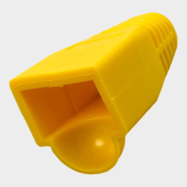 Capuchón RJ45 Amarillo Diámetro 6mm 100 Unidades 2