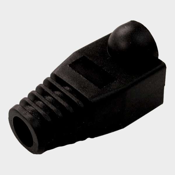 Capuchón RJ45 Negro Diámetro 6mm 100 Unidades 2