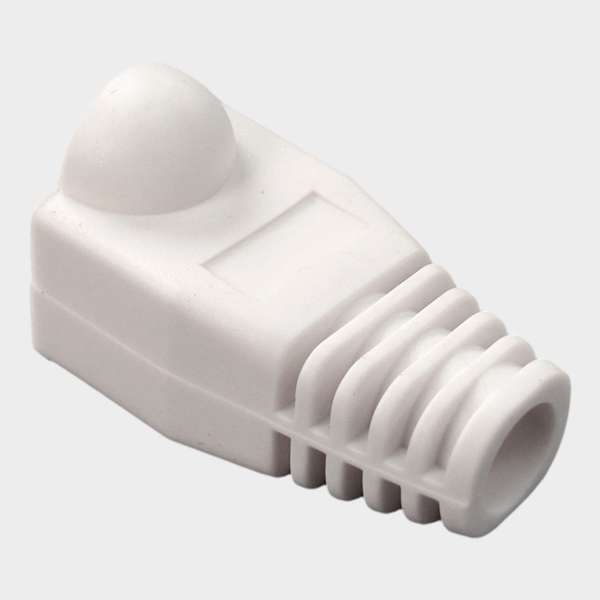 Capuchón RJ45 Blanco Diámetro 6mm 100 Unidades 3