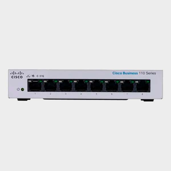 Switch Cisco 8 Puertos CBS110-8T-D-NA 2