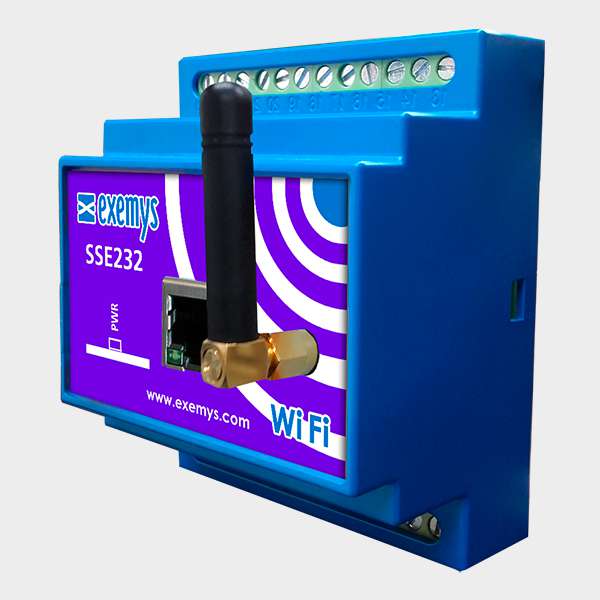 Conversor Serial a Ethernet Inalámbrico SSE232-RM-WiFi 2