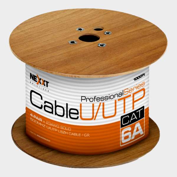 Cable UTP Cat 6A NEXXT 305m 4 Pares Gris LSZH 1