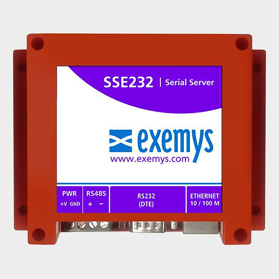 Conversor Serial a Ethernet SSE232-LE 1 RJ45