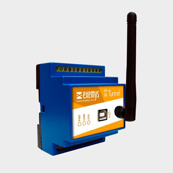 Túnel Inalámbrico con Tecnología de Radio ZigBee 2.4GHz wTunnel 2