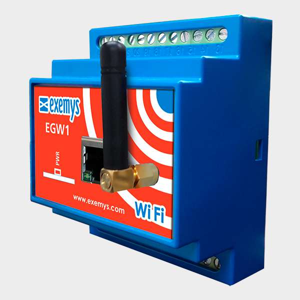 Conversor Modbus Serie a Modbus TCP Inalámbrico EGW1-MB-WiFi 2